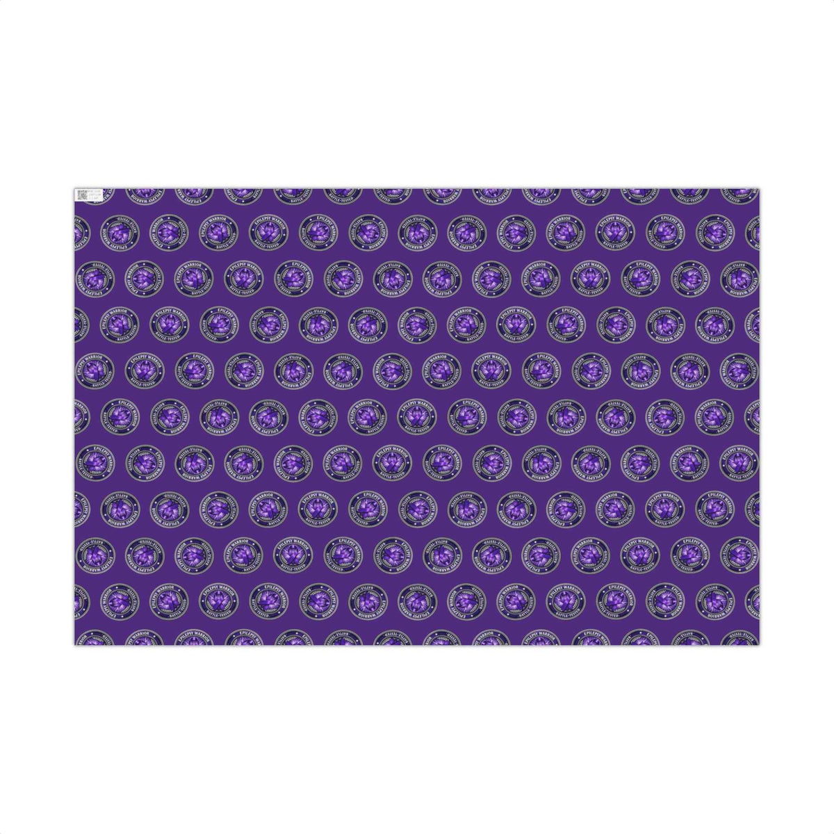 Epilepsy Warrior Gift Wrap | Purple Awareness All-Occasion Wrapping Paper