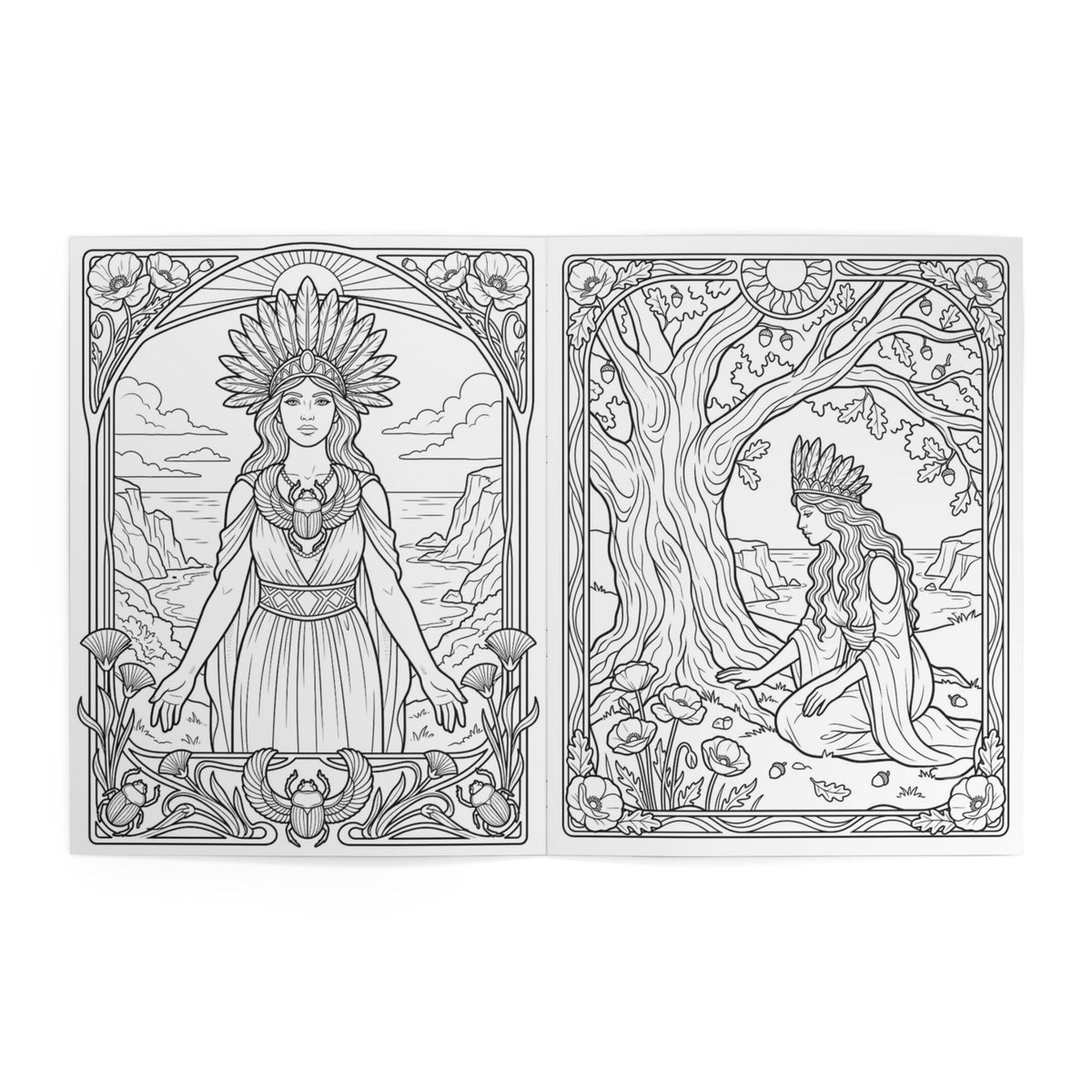 Queen Califia's Realm: A Guide to the Light Within Coloring Book