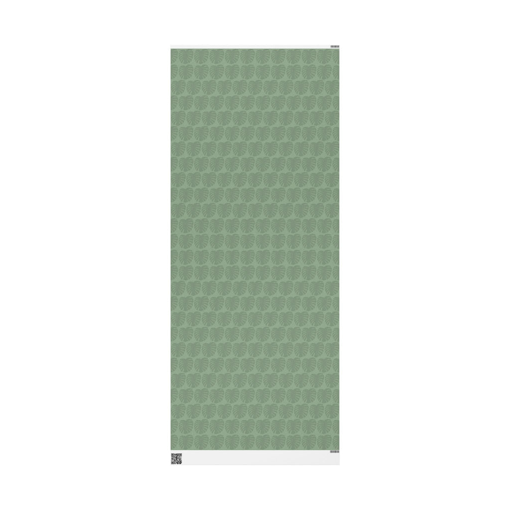 Monstera Leaf Green Wrapping Paper – Botanical Gift Wrap Roll