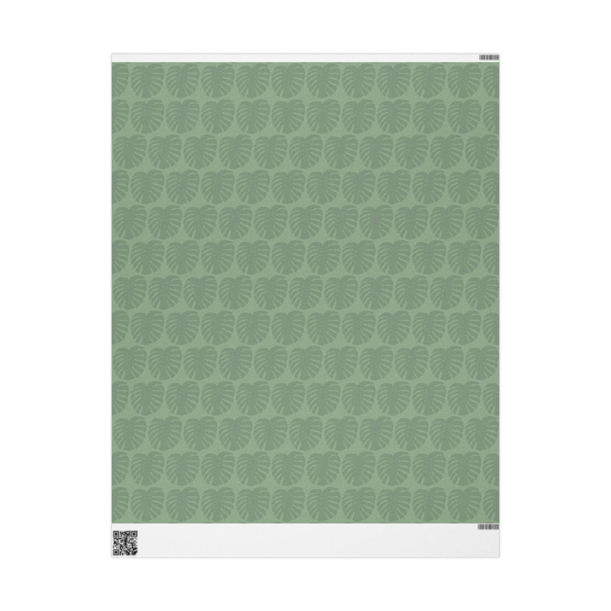 Monstera Leaf Green Wrapping Paper – Botanical Gift Wrap Roll