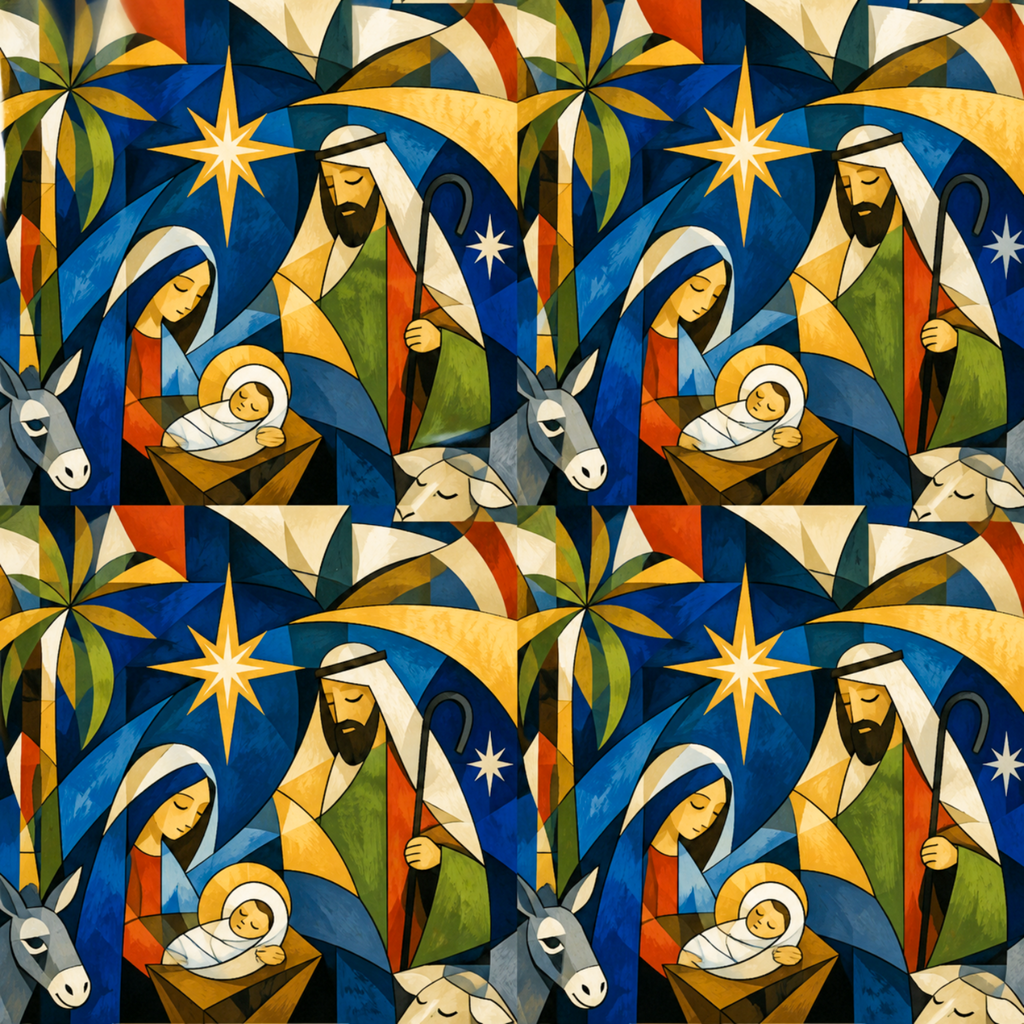 Christmas Nativity Gift Wrapping Paper