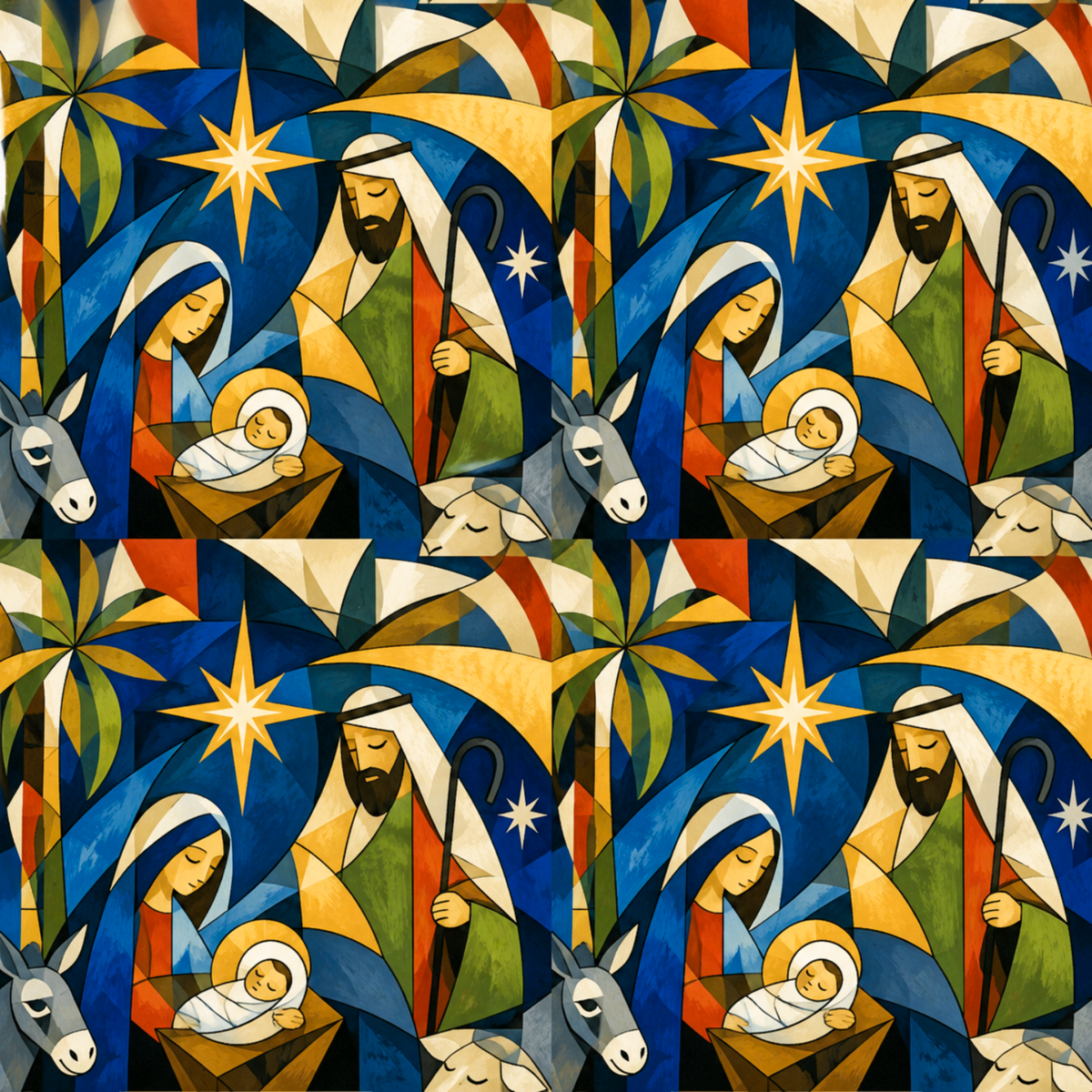 Christmas Nativity Gift Wrapping Paper