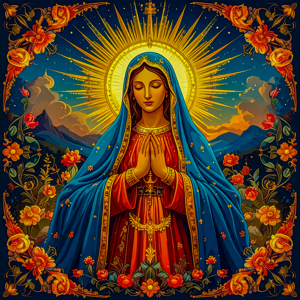 Our Lady of Guadalupe Catholic Wrapping Paper