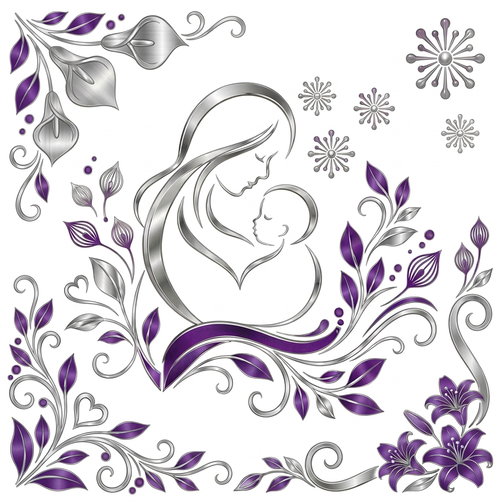 Mother & Child Wrapping paper roll
