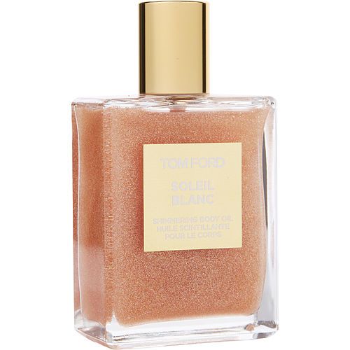 TOM FORD SOLEIL BLANC by Tom Ford SHIMMERING BODY OIL (ROSE GOLD) 3.4 OZ