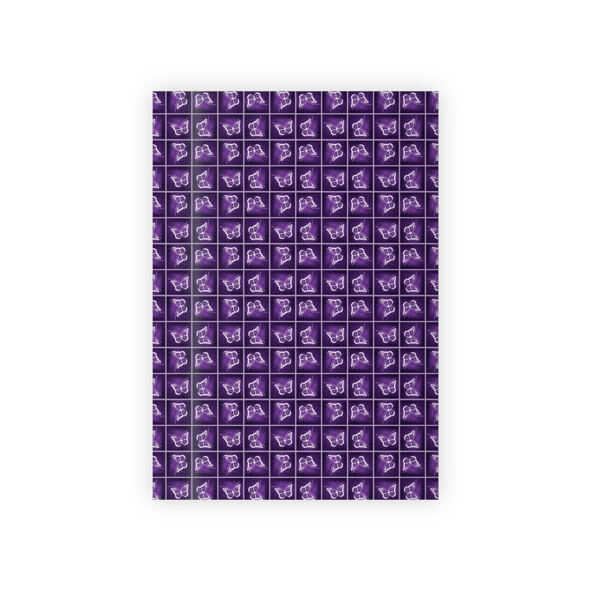 Elegant Purple Butterfly Gift Wrapping Paper Roll - Perfect for All Occasions