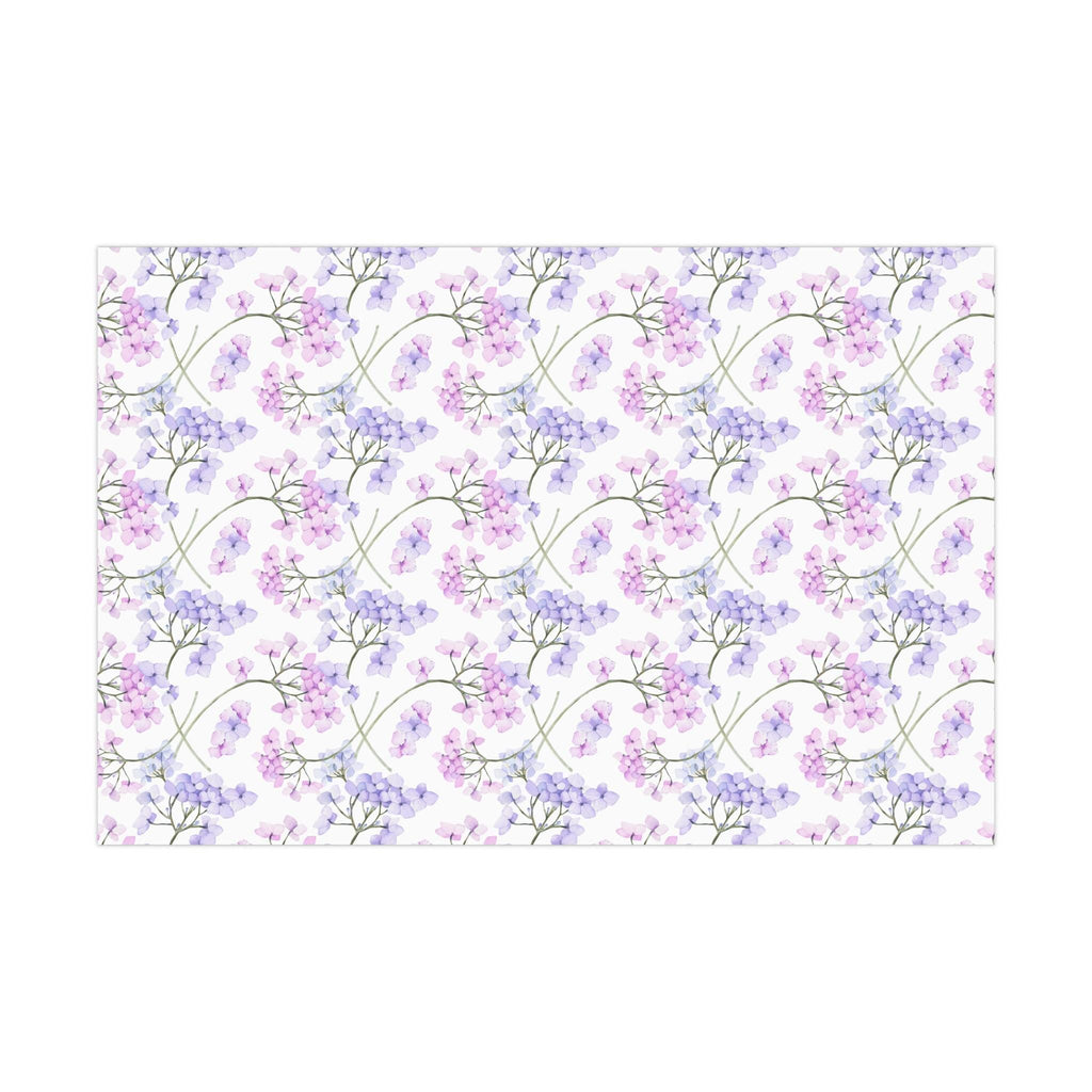 Elegant Hydrangea Wrapping Paper