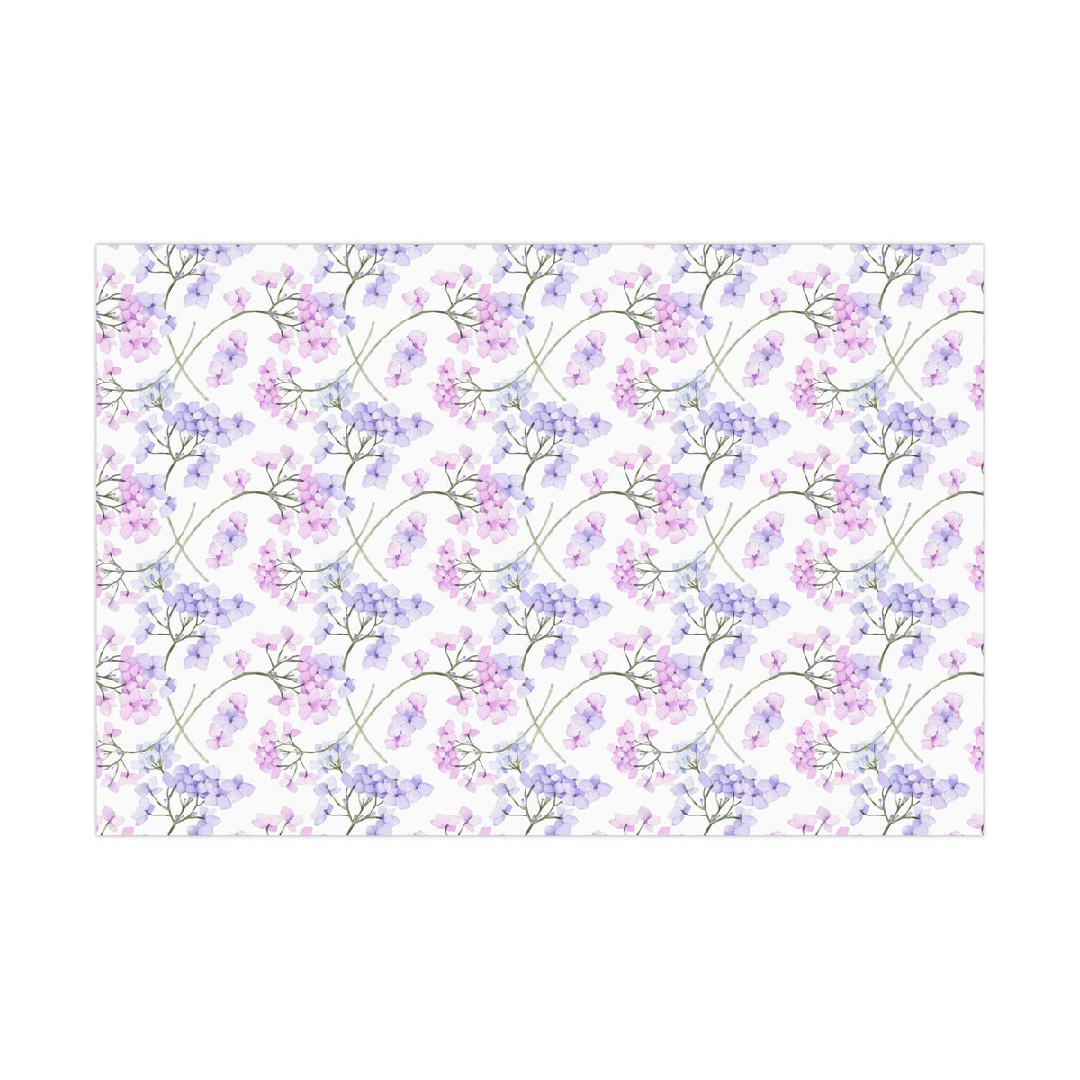 Elegant Hydrangea Wrapping Paper