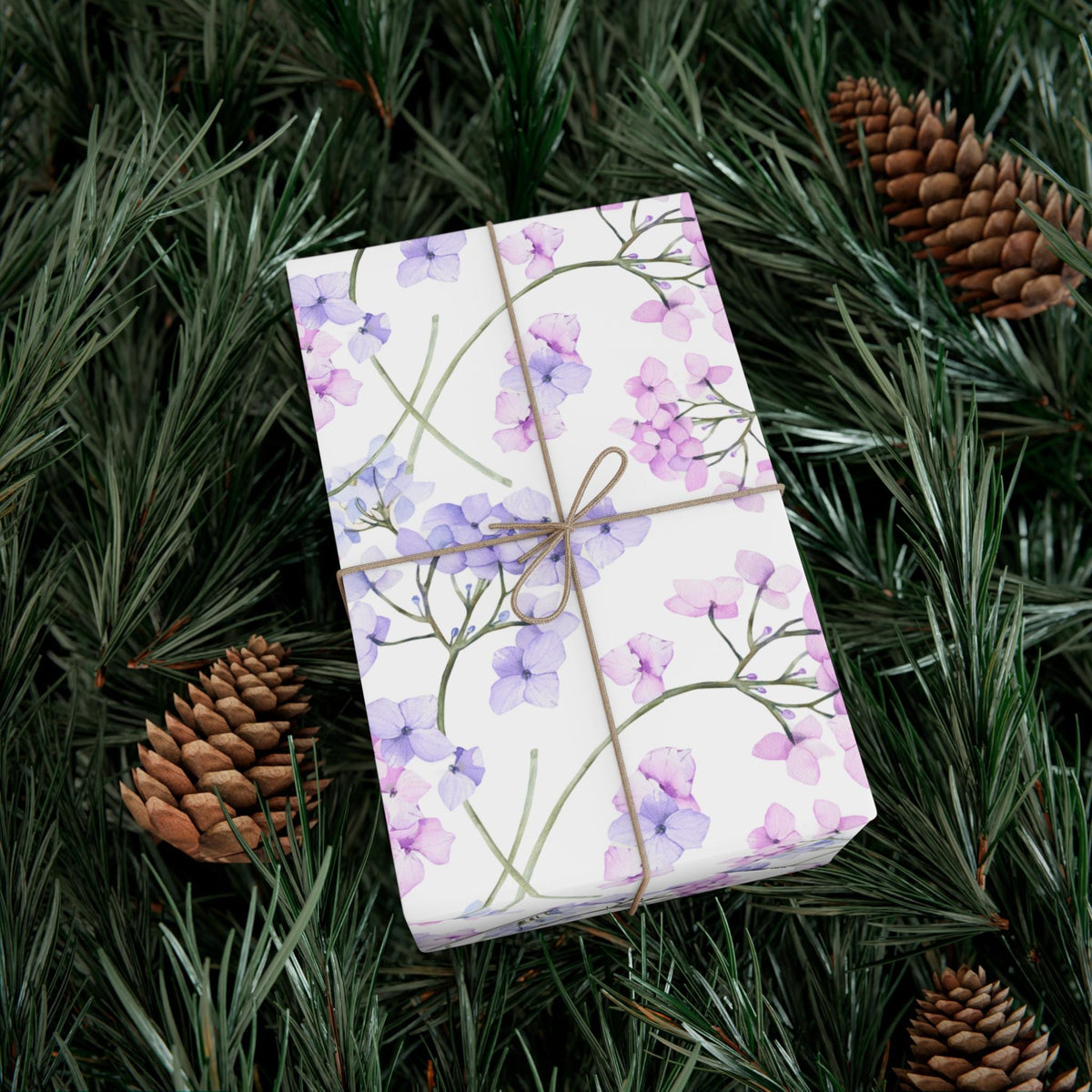 Elegant Hydrangea Wrapping Paper