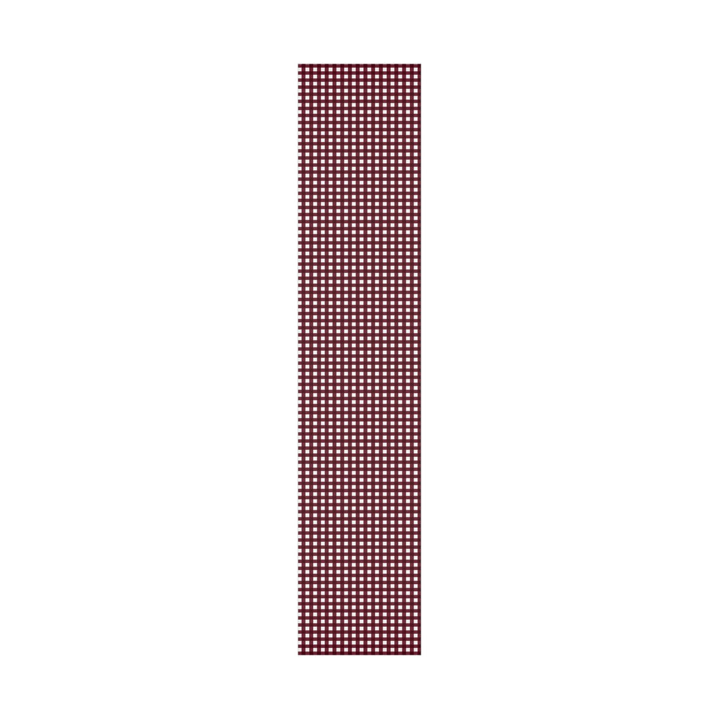 Burgundy Gingham Gift Wrap