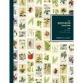 Mixed Media Collage Book: Vintage illustrations of Flowers, Plants, Mushrooms and roses Vintage scrapbook paper to cut and tear Junk Journalling - Paperback